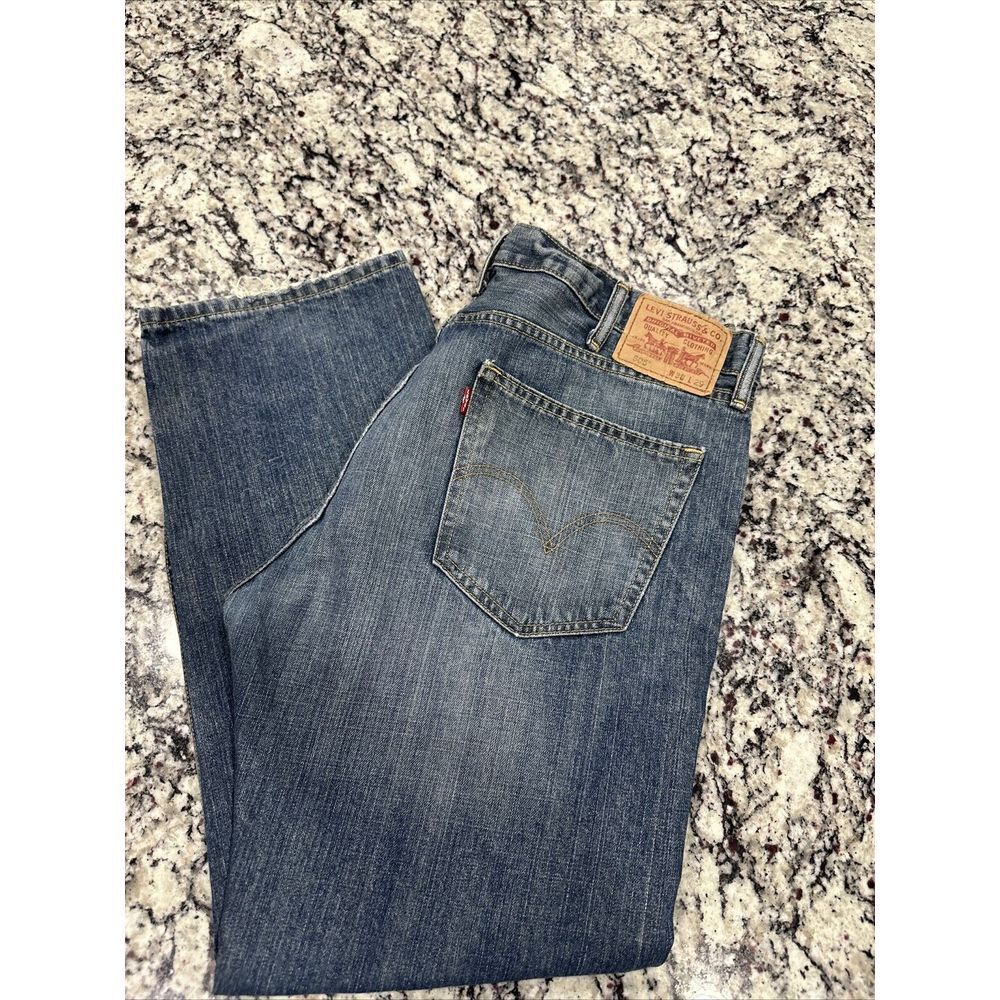 Levi's Mens 505 Regular Fit Straight Leg Blue Denim Jeans Med Wash Size38x29